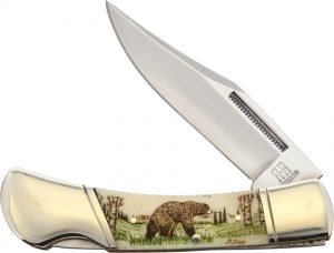 Alaska Scrimshaw Connection Bear Lockback (2.75″)