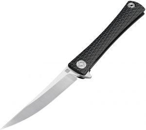 Artisan Waistline Knife Black M390 (4″)