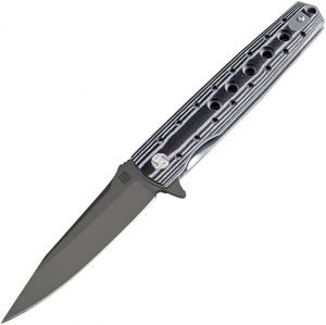 Artisan Virginia Linerlock D2 Blk/Wht (4″)