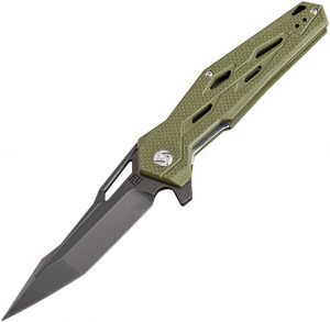 Artisan Bomardier Linerlock Green D2 (3.75″)