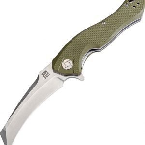 Artisan Eagle Linerlock Green D2 (3.63″)