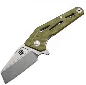 Artisan Ravine Linerlock Green G10 (3″)