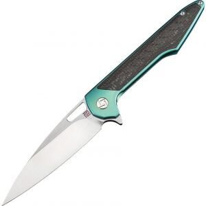 Artisan Archaeo Knife Green M390 (3.75″)