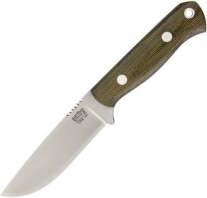 Bark River Bravo Necker II Green Canvas (3.5″)