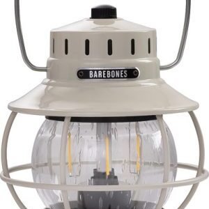 Barebones Living Railroad Lantern Vintage White
