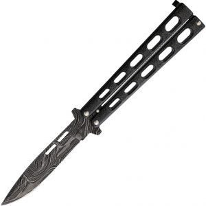 Bear & Son Drop Point Galaxy Butterfly (3.38″)