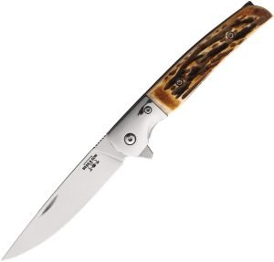 Bear & Son Rancher Linerlock Stag Bone (3.25″)