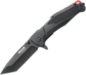 Bear Edge Linerlock A/O Black/Red (3.38″)