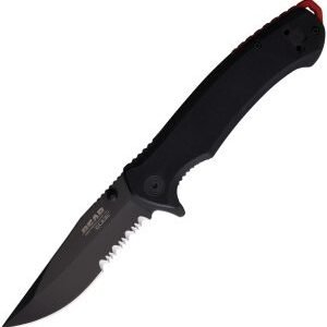 Bear & Son Linerlock Black A/O (3.5″)