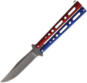 Benchmark Butterfly Red White Blue SW (4″)