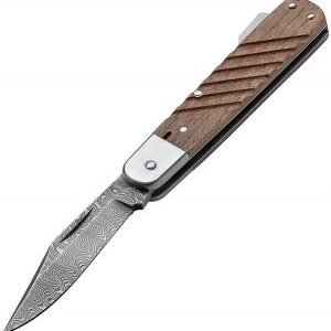 Boker Lockback Knife Walnut Damascus (3.25″)