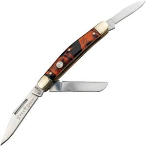 Boker Lg Stockman Faux Tortoise