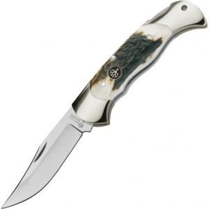 Boker Lockback Pocket Knife Stag Knife