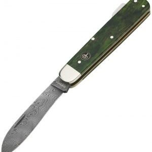 Boker Hunter Lockback Green Curly (3.38″)