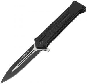 Boker Magnum Intricate Linerlock A/O Black (3.5″)