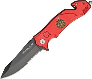 Boker Magnum Rescue Linerlock Fire Fighter (3.38″)