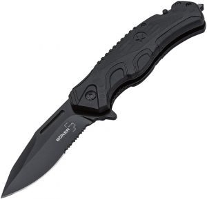 Boker Plus Savior 2 Linerlock Black (3.38″)