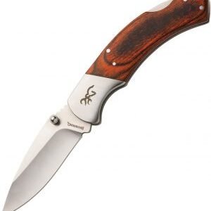 Browning Lockback Brown Pakkawood (3.5″)