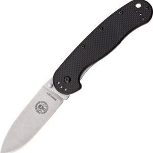 BRK Designed by ESEE Avispa Framelock Black D2 (3.5″)