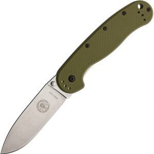 BRK Designed by ESEE Avispa Framelock Green D2 (3.5″)