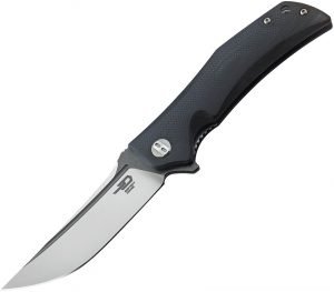 Bestech Scimitar Linerlock Knife Black (3.75″)