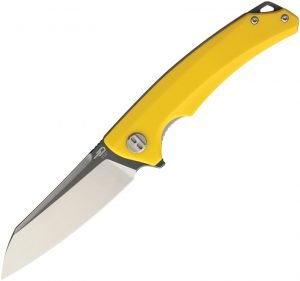 Bestech TexeL Linerlock Knife Yellow (3.25″)