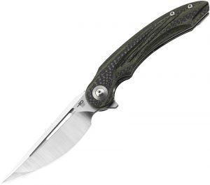 Bestech Irida CF Knife Green/Black (3.88″)