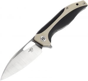 Bestech Komodo Linerlock Knife Tan (3.38″)