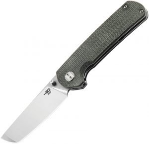 Bestech Sledgehammer Knife Green canvas (3″)