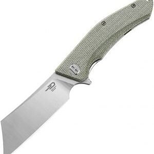 Bestech Cubis Knife Beige Micarta (3.13″)