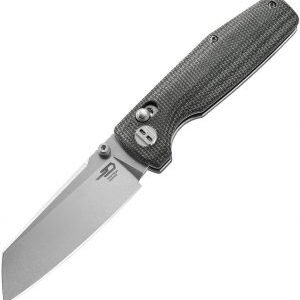 Bestech Slasher Knife Green Micarta (2.88″)