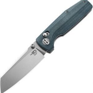 Bestech Slasher Knife Blue Micarta (2.88″)