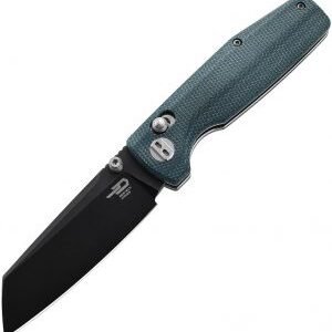 Bestech Slasher Knife Blue Micarta (2.88″)