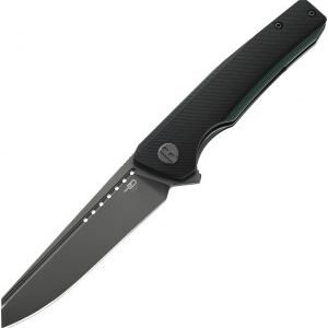 Bestech Knives Slyther Linerlock Black/Green (3.63″)