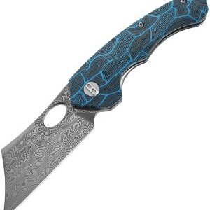 Bestech Knives Skirmish Linerlock Damascus (3.25″)