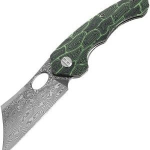Bestech Knives Skirmish Linerlock Damascus (3.25″)