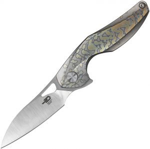 Bestech The Reticulan Knife Blue/Gold (2″)