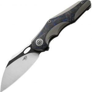 Bestech Nogard CF Knife Blue Marble (3.38″)