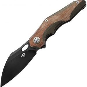 Bestech Nogard Knife Bronze Micarta (3.38″)