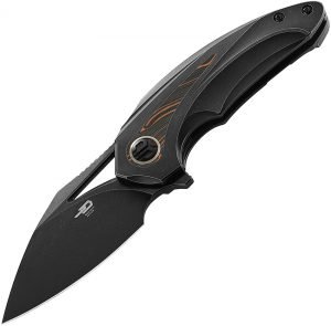 Bestech Nuke Framelock Knife Black (2.63″)
