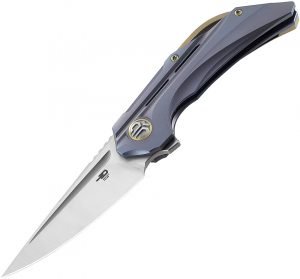 Bestech Vigil Framelock Knife Blue (3.25″)