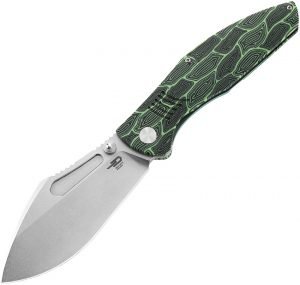Bestech Lockness Knife Black/Green (4″)