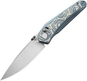 Bestech Mothus Bar Lock Knife Blue/Silver (3.5″)