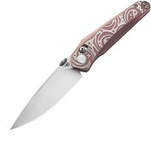 Bestech Mothus Bar Lock Knife Pink/Silver (3.5″)
