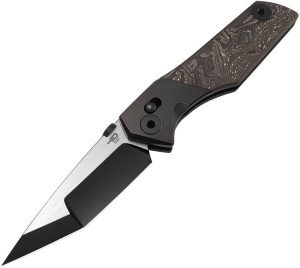 Bestech Cetus Bar Lock Knife Copper CF (4″)