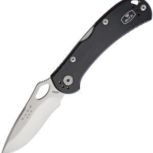 Buck SpitFire Lockback Black (3.25″)