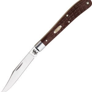 Case Cutlery Slimline Trapper Brown Delrin