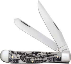 Case Cutlery Desert Storm Trapper Nat Bone