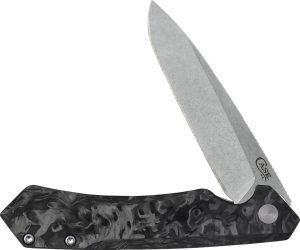 Case Cutlery Kinzua Framelock Black CF (3.75″)
