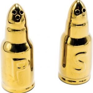Caliber Gourmet Salt Pepper Shakers Bullet